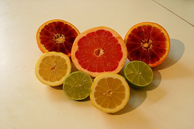 Agrumes - leurs noms en tableaux